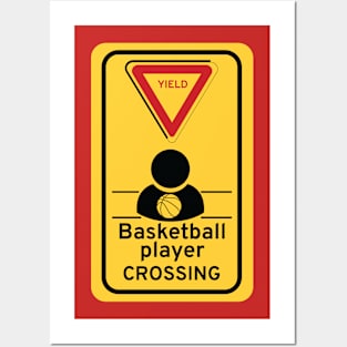Basketball Player Crossing Posters and Art